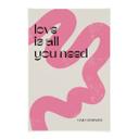 Tekstil plakat Love is all you need - Volfova