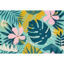 Livingwalls papier peint photo ARTist Jungle Plants avec feuilles de palmier crème, jaune, vert, rose, turquoise