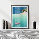 Plakat Siesta om sommeren - Rivers