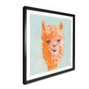 Póster Naranjas Alpaca - Zwara - Cuadrado