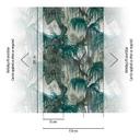Jungletapet i grønne toner - nonwoven tapet med tropiske motiver - eksotisk design