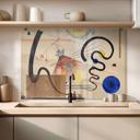 Stænkplade - Kandinsky - To bevægelser