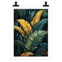 Póster Hojas de palmera de colores - Jaszke