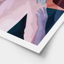 Póster Amor - Abrazos abstractos - Goed Blauw