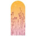 Wall Sticker Rundbue markblomster orange-pink