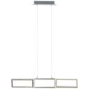 Pendelleuchte Sia, metallic, 150 x 80,5 cm, Metall Pendellampe, dimmbar