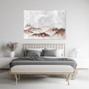 Canvasbillede, Boho-fugle over bjerge
