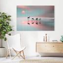 Akrylbillede Natalia - Flamingo familie
