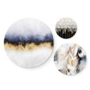 Tableau sur alu-Dibond rond Fredriksson - Golden Frost (set 3 pièces)