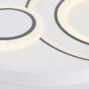 Deckenleuchte Haily, weiß, 49,5 x 6 cm, LED-Deckenleuchte, dimmbar