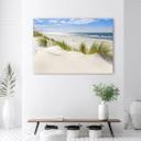 Canvasbillede, Strandlandskab ved havet