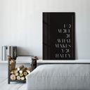 Cuadro decorativo de cristal acrílico - Haz más de lo que te hace feliz