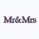 MDF bogstaver - Mr&Mrs Serife