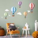 Wallsticker Balloner i fem farver