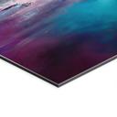 Billede Violet regn over blå dis - Schmucker – print på aluminium (Alu-Dibond)