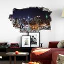 3D Wallsticker New York skyline