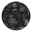 Tableau sur alu-Dibond World of good feelings - Rond