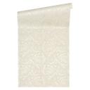Versace Tapet Barocco Blomster Cream, Metallisk