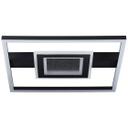 Deckenleuchte Marlies, schwarz, 5 x 37,5 cm, Metall Glitzereffekt
