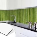 Revêtement pour cuisine - Alu-Dibond - Bambous panorama 