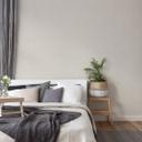 Hygge papier peint gris clair avec aspect tissé vinyle expansé 