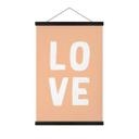 Póster de tela Love letters Peach
