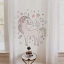 Sticker mural Kvilis - Illustration Licorne ailée