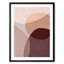 Póster Formas abstractas en cálidos tonos tierra - Böhmer