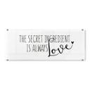 Stænkplade - The secret ingredient is always love - Panorama