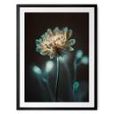 Plakat med skinnende blomsterhjerter - Treechild