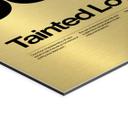 Geborsteld Alu-Dibond met goud-, zilver- & kopereffect - Tainted Love Retro Pop-Art - Sub88 Studio