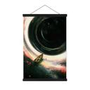 Póster de tela espacial: Astronauta en un barco - Nicebleed
