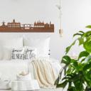Chapa de caoba Wood art - Skyline Amsterdam