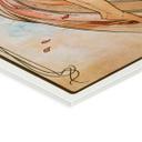 Tableau en verre acrylique Mucha - Quatre arts : La danse