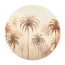 Póster Paisaje tropical con palmeras - Haase - Redondo