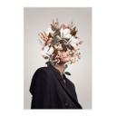 Póster de tela Arreglo floral femenino - Polilla