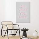 Cuadro lienzo diciendo - The Miuus Studio - Do what you love