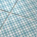 Azulejos Adhesivos a cuadros en azul y blanco - lote de 12