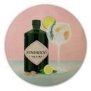 Cuadro de madera Cóctel Gin Tonic - Lizde - Redondo