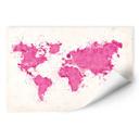 Wallprint W - Verdenskort Aquarel