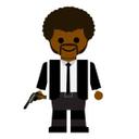 Muursticker Gomes Pulp Fiction - Jules