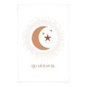 Tekstil plakat Eid Mubarak halvmåne