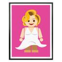 Póster Gomes - Marilyn Monroe de juguete