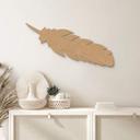 Decoración en madera pluma - MDF nature