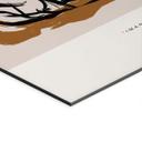 Billede Sorte penselstrøg - Imagine Yoko - Treechild – print på aluminium (Alu-Dibond)