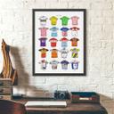 Póster Sparshott - Maillots de ciclismo