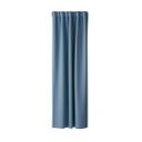 Homing Fertigschal mit verdeckten Schlaufen Galdin bleu -  2,45 x 1,4 m
