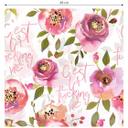 Mønstertapet UN Designs - Akvarelblomster C'est la fucking vie