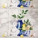 Azulejos Adhesivos composición mediterránea - lote de 12
