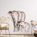 Wallsticker To elefanter - mor og barn - Kvilis